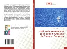 Copertina di Audit environnemental et social du Port Autonome de Douala au Cameroun