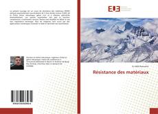 Buchcover von Résistance des matériaux