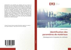 Copertina di Identification des paramètres de matériaux