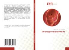 Embryogenèse humaine kitap kapağı
