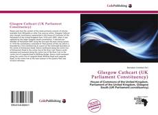 Capa do livro de Glasgow Cathcart (UK Parliament Constituency) 