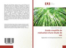 Couverture de Guide simplifié de réalisation d'une étude de cas