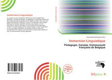 Portada del libro de Immersion Linguistique