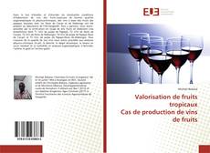 Capa do livro de Valorisation de fruits tropicaux Cas de production de vins de fruits 