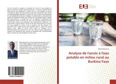 Copertina di Analyse de l'accès à l'eau potable en milieu rural au Burkina Faso