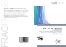 High Peak (UK Parliament Constituency) kitap kapağı