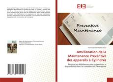 Buchcover von Amélioration de la Maintenance Préventive des appareils à Cylindres