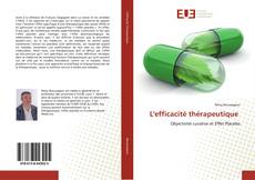 Couverture de L'efficacité thérapeutique