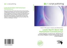 Borítókép a  Leeds North West (UK Parliament Constituency) - hoz
