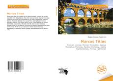 Bookcover of Marcus Titius