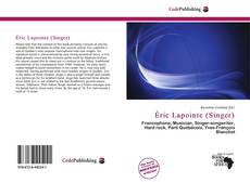 Bookcover of Éric Lapointe (Singer)