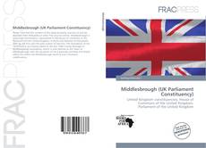 Middlesbrough (UK Parliament Constituency) kitap kapağı