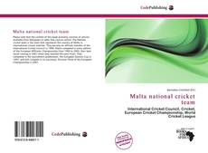 Bookcover of Malta national cricket team