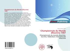 Portada del libro de Championnats du Monde d'Escrime 1987