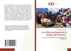 Capa do livro de La culture malgache et le respect des Anciens: 