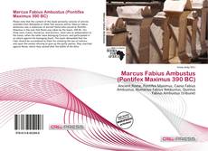 Capa do livro de Marcus Fabius Ambustus (Pontifex Maximus 390 BC) 