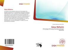 Bookcover of Géza Róheim