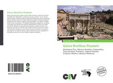 Copertina di Gaius Bruttius Praesen