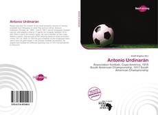 Portada del libro de Antonio Urdinarán