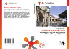 Couverture de Marcus Antonius Primus