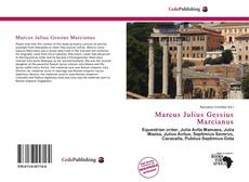 Capa do livro de Marcus Julius Gessius Marcianus 