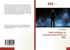 Portada del libro de Dette publique et Investissement Privé en RDC