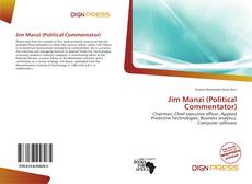 Couverture de Jim Manzi (Political Commentator)