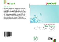 Copertina di Bete Mendes