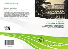 Portada del libro de Claudia Capitolina