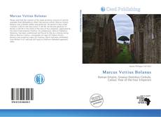 Marcus Vettius Bolanus kitap kapağı
