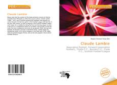 Buchcover von Claude Lambie