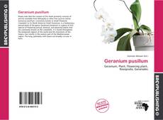 Geranium pusillum kitap kapağı