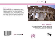 Bookcover of Lollia Paulina