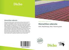 Portada del libro de Hierochloe odorata