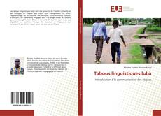 Couverture de Tabous linguistiques lubà