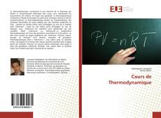 Cours de Thermodynamique kitap kapağı