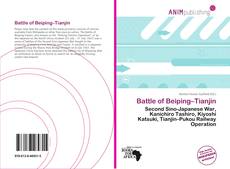 Capa do livro de Battle of Beiping–Tianjin 