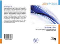 Bookcover of Centenary Test