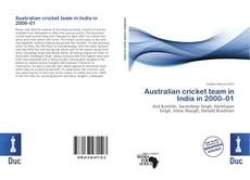 Couverture de Australian cricket team in India in 2000–01