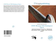 Bookcover of 1999 Westel 900 Budapest Open