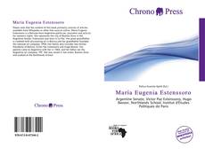 Bookcover of María Eugenia Estenssoro