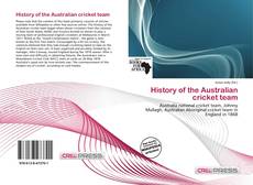 History of the Australian cricket team kitap kapağı