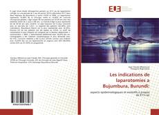 Buchcover von Les indications de laparotomies a Bujumbura, Burundi: