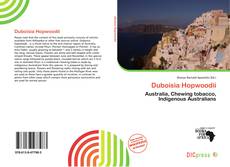 Portada del libro de Duboisia Hopwoodii