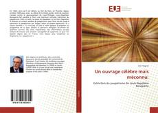 Capa do livro de Un ouvrage célèbre mais méconnu: 