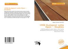 Buchcover von 1998 Budapest Lotto Open – Doubles