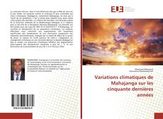 Portada del libro de Variations climatiques de Mahajanga sur les cinquante dernières années