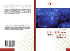 Bookcover of Polycopié de cours Maths 1 (Analyse & Algèbre 1)