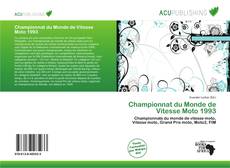Championnat du Monde de Vitesse Moto 1993 kitap kapağı