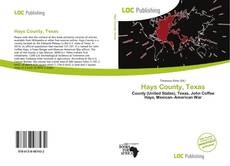 Bookcover of Hays County, Texas